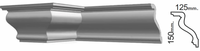 Карниз без орнамента Ct12
