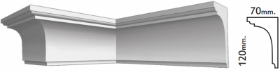 Карниз без орнамента Ct15
