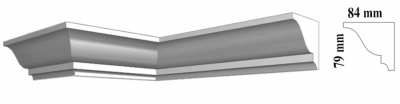 Карниз без орнамента Ct 5