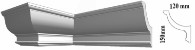 Карниз без орнамента Ct 7